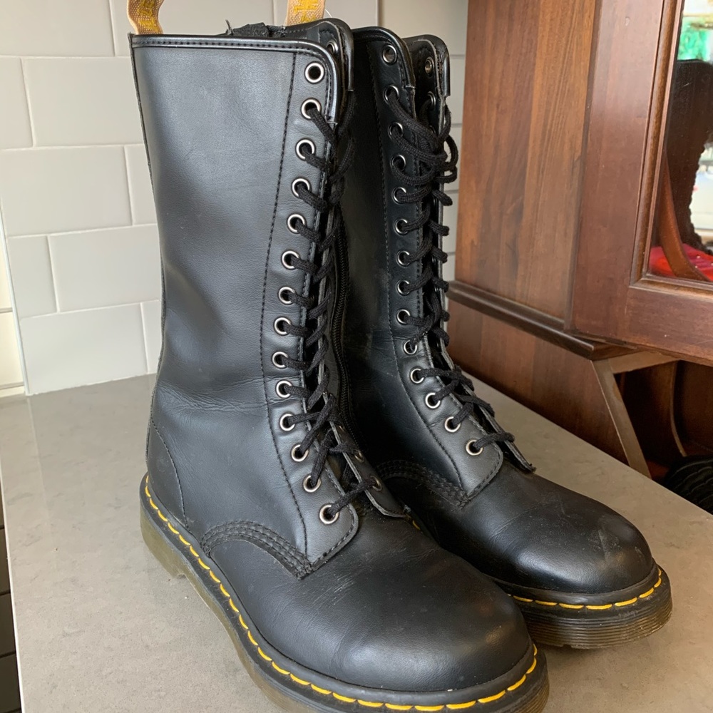 Vegan Doc Marten tall boots!